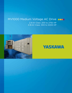 MV1000 Medium Voltage AC Drive