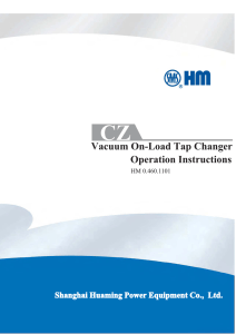 Vacuum On-Load Tap Changer Operation