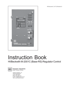 M-2001C (Base-RS) - Howard Industries