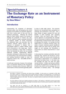 Macroeconomic Review April 2013 Vol XII Issue 1