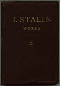 J. Stalin — Works, Vol. 11