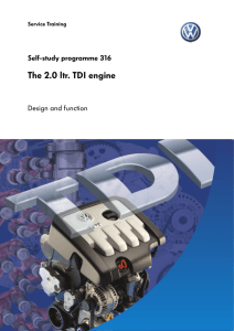 SSP 316 - The 2.0 ltr. TDI engine