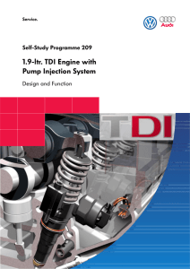 1.9-ltr. TDI Engine with Pump Injection System