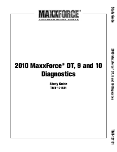 2010 MaxxForce® DT, 9 and 10 Diagnostics