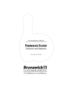Frameworx Scorer