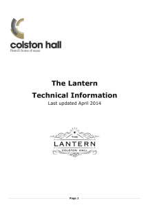 The Lantern Technical Information