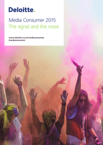 Media Consumer 2015 The signal and the noise