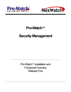 Pro-Watch   Security Management