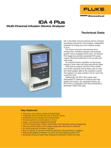 IDA-4 Plus Multi-channel Infusion Device Analyzer