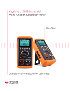 Keysight U1401B Handheld Multi