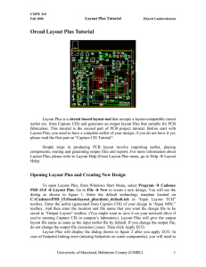 Orcad Layout Plus Tutorial