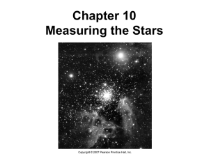 Chapter 10 Measuring the Stars