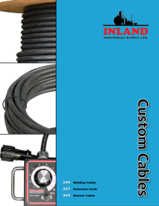 Custom Cables - Inland Industrial Supply