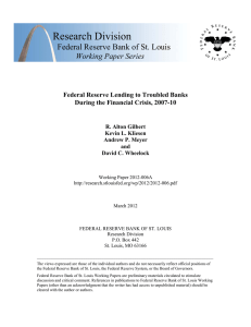 Read Full Text - St. Louis Fed - Federal Reserve Bank of St. Louis