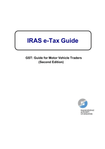 Guide for Motor Vehicle Traders