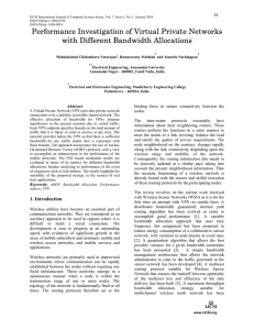 Performance Investigation of Virtual Private Networks