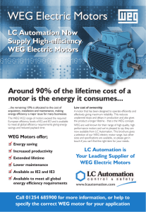 LC Automation WEG Motor Pricelist