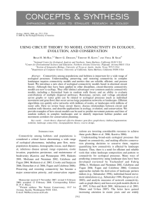 Using circuit theory to model connectivity in ecology, evolution, and