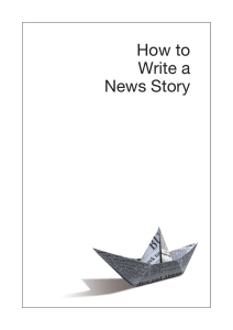 How to Write a News Story
