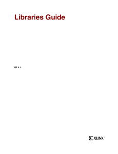 Xilinx Libraries Guide