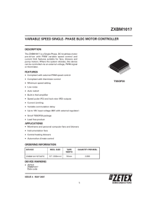 ZXBM1017 Variable speed single