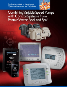 Combining Variable Speed Pumps with Control Systems