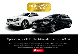 Operation Guide for the Mercedes