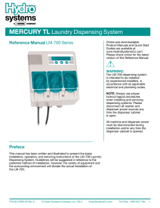 Mercury TL700 Manual