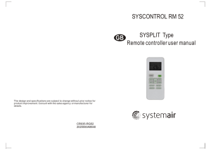 SYSCONTROL RM 52_UM