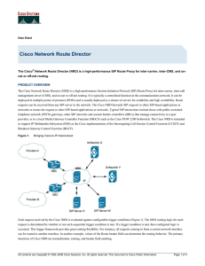 Cisco Network Route Director