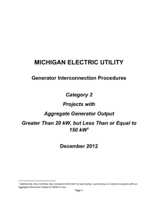 20-150 kW - Great Lakes Energy
