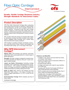 Fiber Optic Cordage