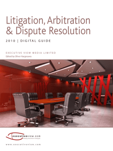 The Swiss Rules of International Arbitration and of