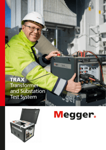 TRAX Transformer and Substation Test System