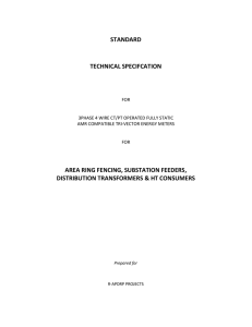 Technical Specification System and HT Consumers Energy - r