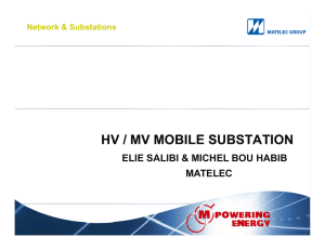 hv / mv mobile substation