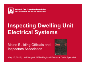 Receptacle Outlets - Maine Building Officials and Inspectors