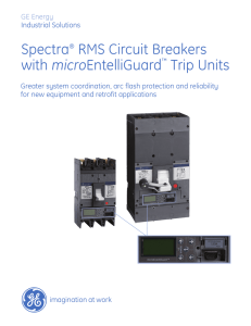 Spectra RMS Circuit Breakers with microEntelliGuard Trip Units