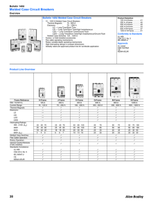 Bulletin 140U Molded Case Circuit Breakers - Allen