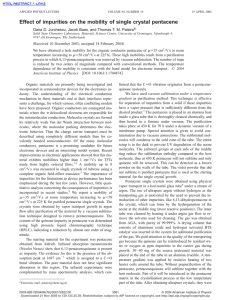 Effect of impurities on the mobility of single crystal pentacene