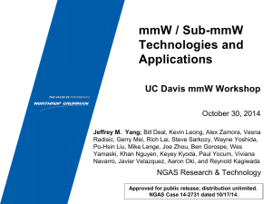 mmW / Sub-mmW Technologies and Applications