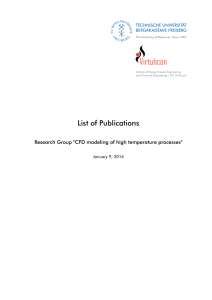 List of Publications - TU Bergakademie Freiberg