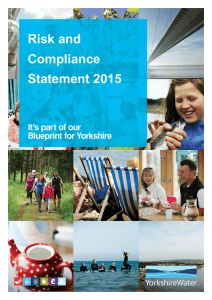 Risk and Compliance Statement