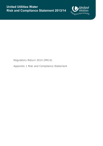 Risk and Compliance Statement 2013/14