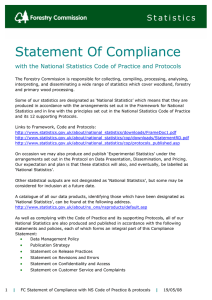 Compliance Statement - Forestry Commission