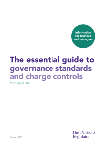 The essential guide to governance standards and charge controls