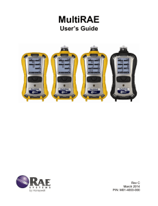 MultiRAE User`s Guide