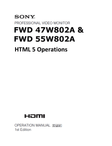 HTML 5 Operations