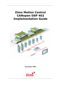 DSP 402 - Elmo Motion Control