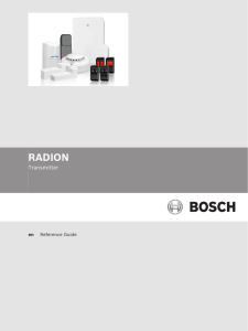 radion - Bosch Security Systems